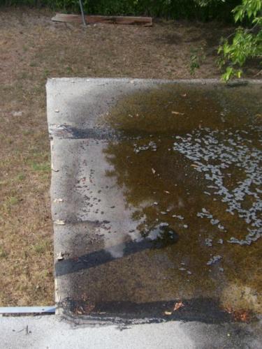 Roof ponding